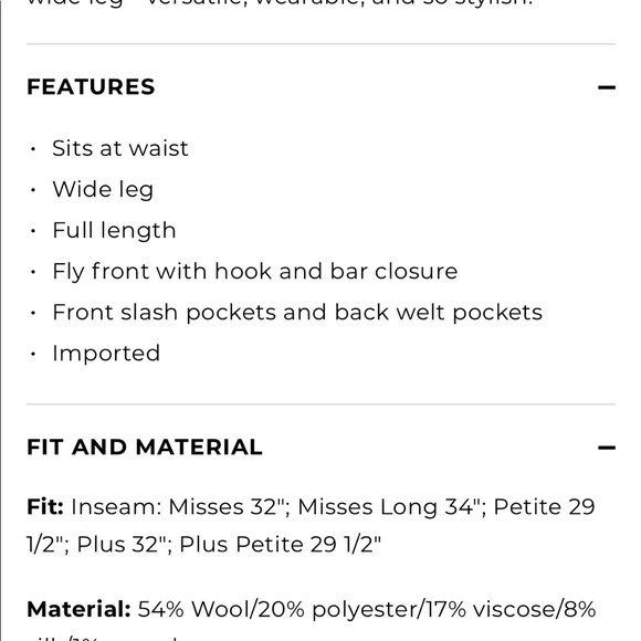 WIDE-LEG WINDSOR DONEGAL PANTS - Picture 3 of 3